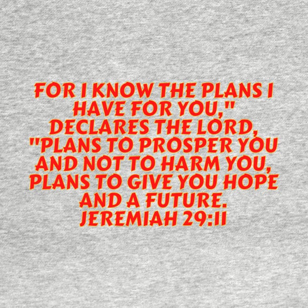 Bible Verse Jeremiah 29:11 by Prayingwarrior